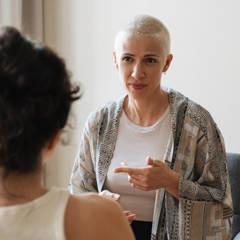 Mindwork in Traisen – Lisa Trescher im Gespräch mit einer Klientin
